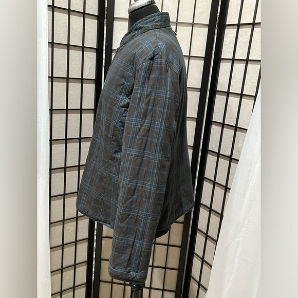 Pendleton Gray and Blue Plaid WOMEN REVERSIBLE BARN JACKET SIZE XL - Picture 9 of 13